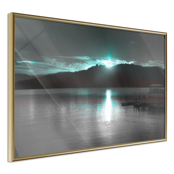 Poster - Aurora at the Horizon   - goud