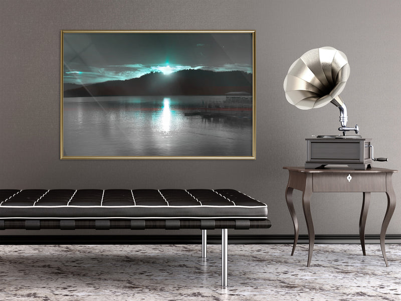 Poster - Aurora at the Horizon   - goud