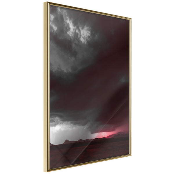 Poster - Dark Sky  - goud