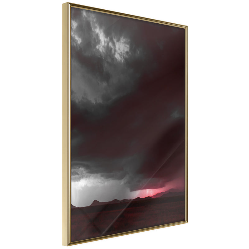 Poster - Dark Sky  - goud