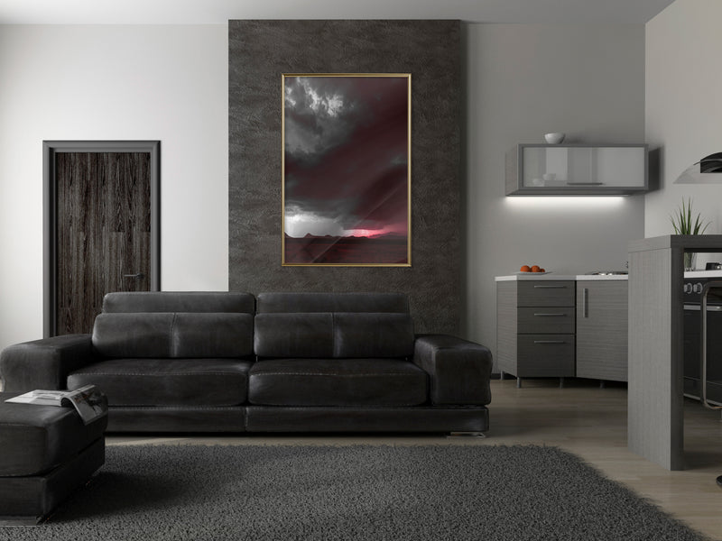 Poster - Dark Sky  - goud