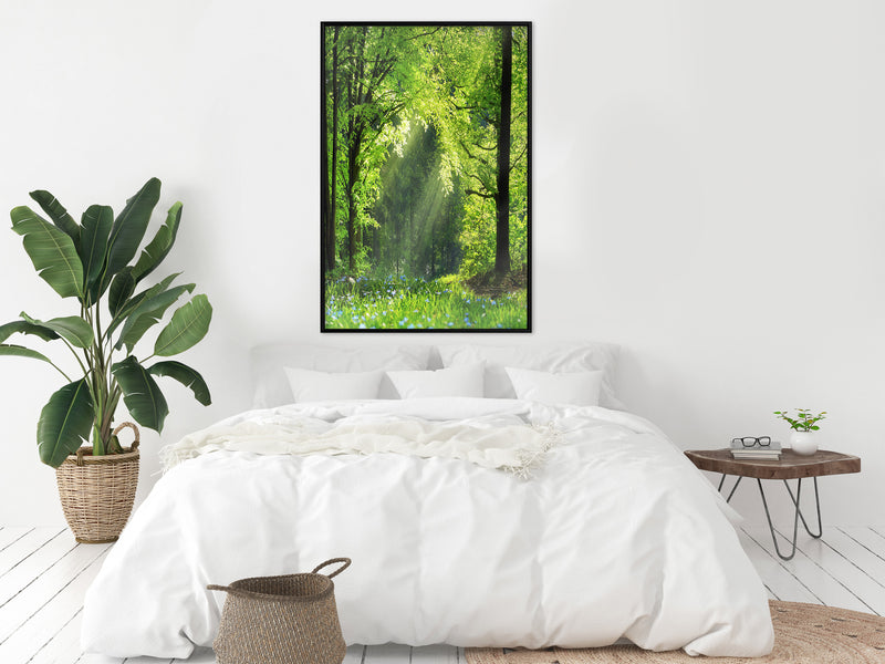 Poster - Forest Path  - zwart