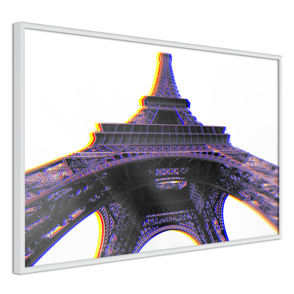 Poster - Symbol of Paris (Purple)  - wit