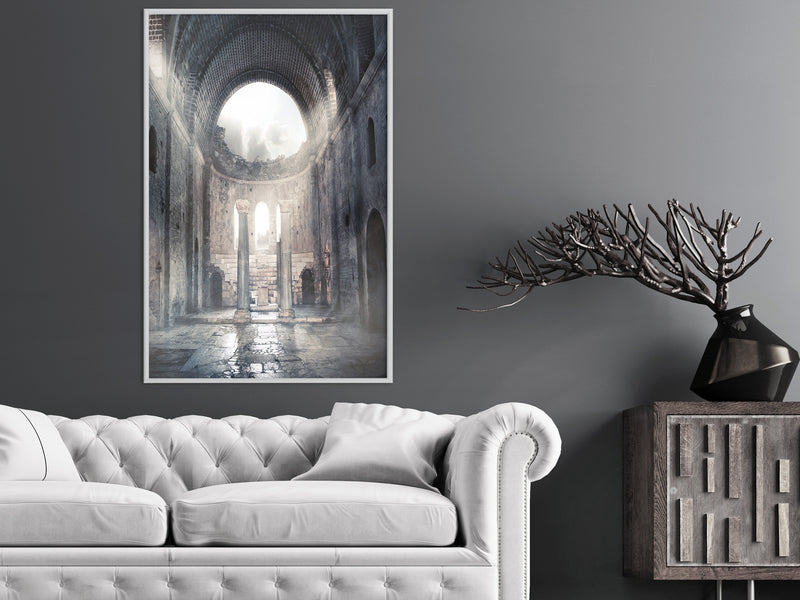 Poster - Ruins of a Cathedral  - wit