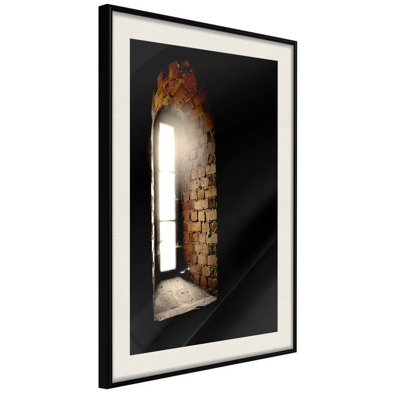 Poster - Window to the World  - zwart passepartout