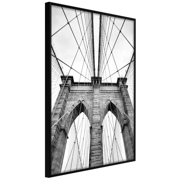 Poster - Symmetry  - zwart
