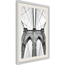 Poster - Symmetry  - wit passepartout