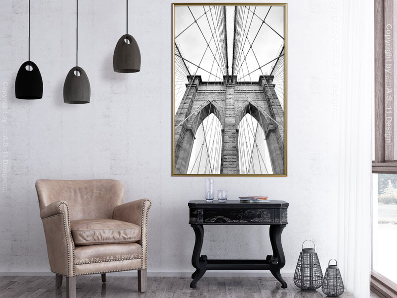 Poster - Symmetry  - goud