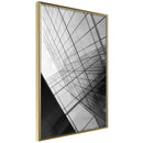 Poster - Steel and Glass (Grey)  - goud