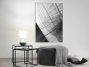 Poster - Steel and Glass (Grey)  - wit