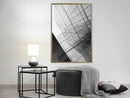 Poster - Steel and Glass (Grey)  - goud