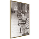 Poster - Park Alley  - goud