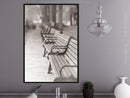 Poster - Park Alley  - zwart