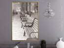 Poster - Park Alley  - goud