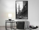 Poster - Empire State Building  - zwart