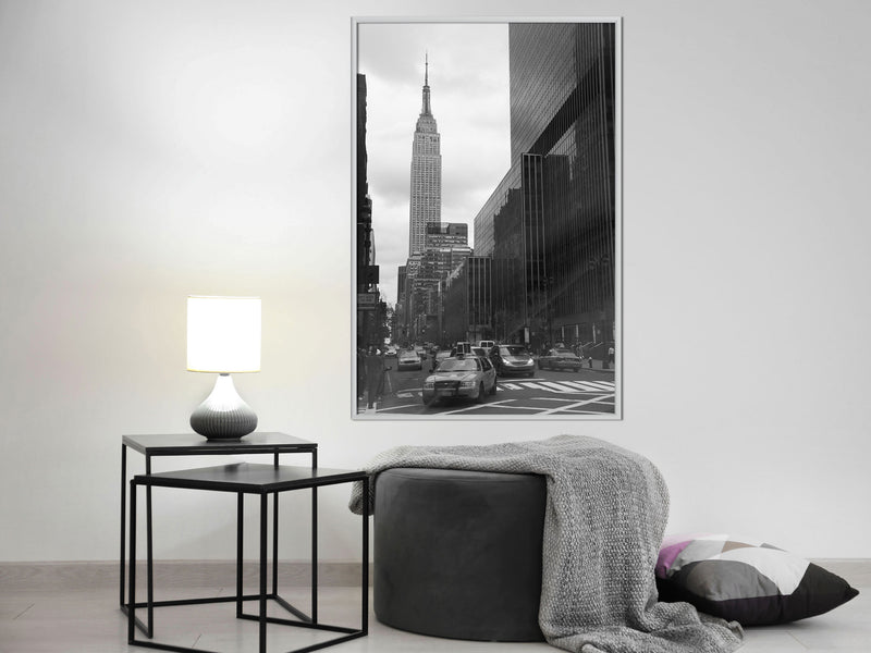 Poster - Empire State Building  - wit
