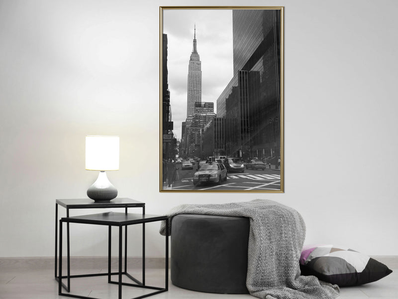 Poster - Empire State Building  - goud