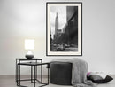 Poster - Empire State Building  - zwart passepartout