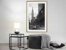 Poster - Empire State Building  - goud passepartout
