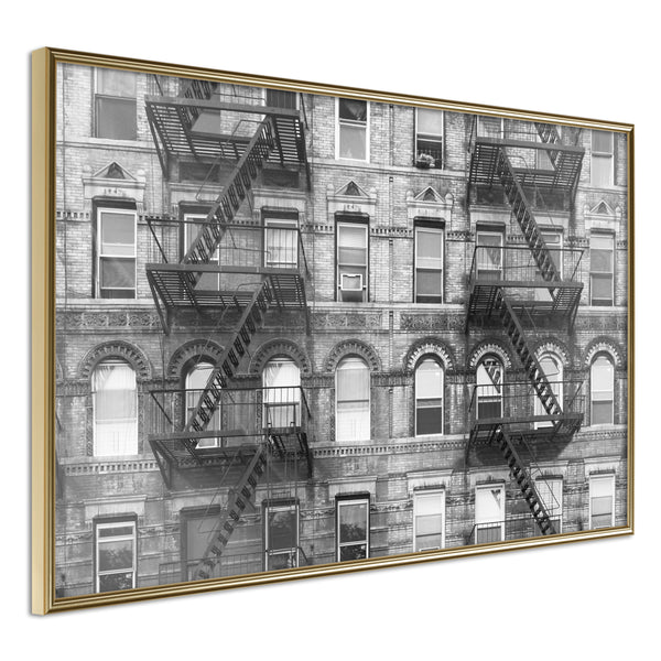 Poster - Strangers  - goud