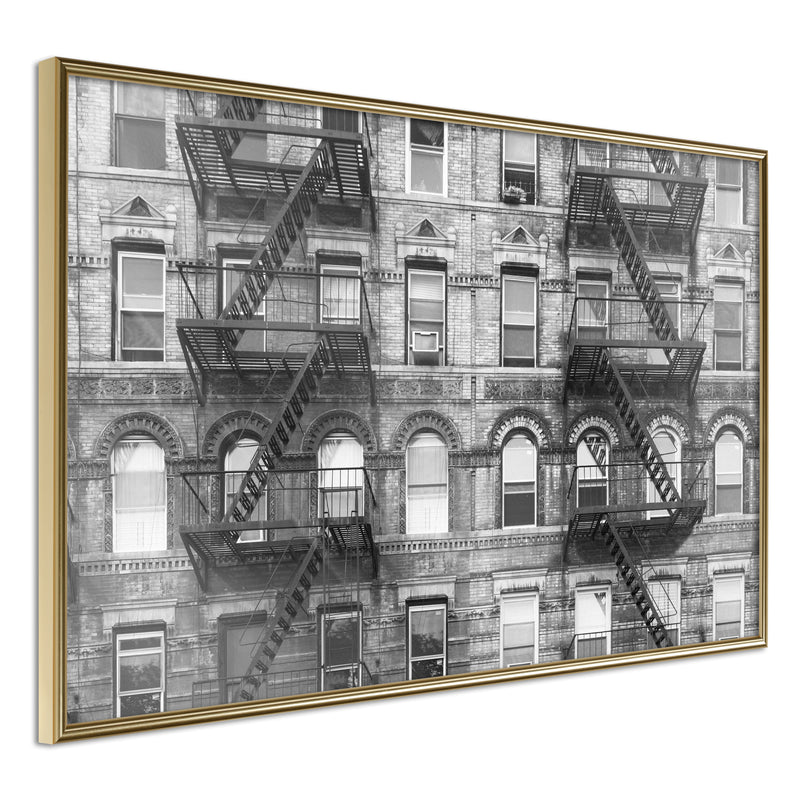 Poster - Strangers  - goud