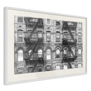 Poster - Strangers  - wit passepartout