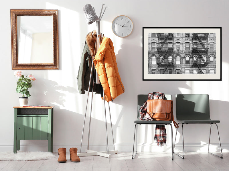 Poster - Strangers  - zwart passepartout