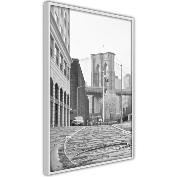 Poster - Postcard from New York  - wit