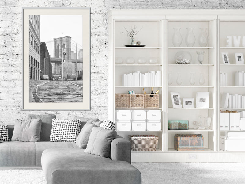 Poster - Postcard from New York  - wit passepartout