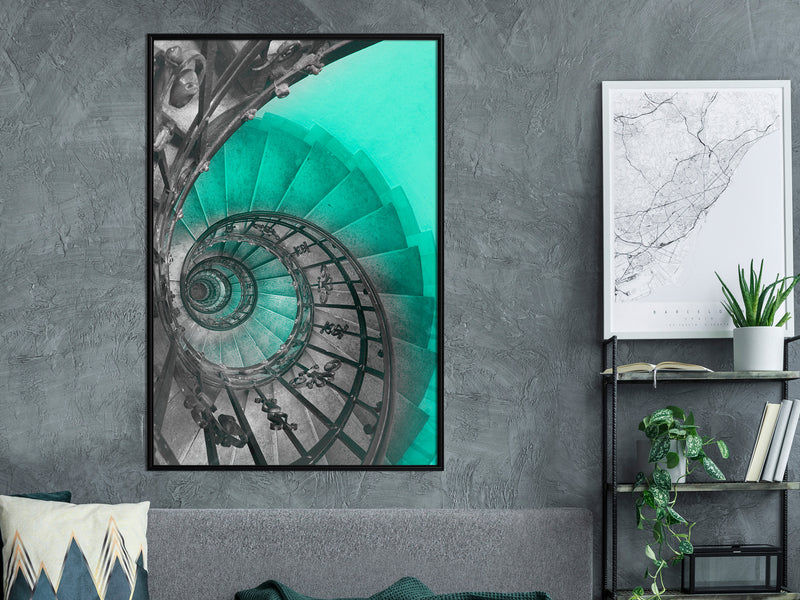Poster - Stairway to Nowhere  - zwart