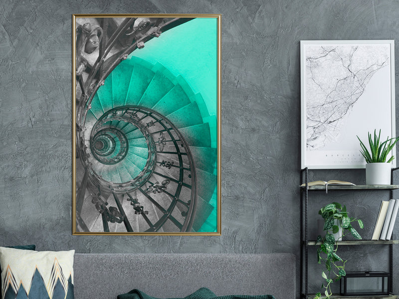 Poster - Stairway to Nowhere  - goud