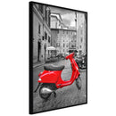 Poster - The Most Beautiful Scooter  - zwart