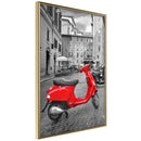 Poster - The Most Beautiful Scooter  - goud