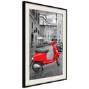 Poster - The Most Beautiful Scooter  - zwart passepartout