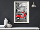 Poster - The Most Beautiful Scooter  - zwart passepartout