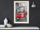 Poster - The Most Beautiful Scooter  - goud passepartout