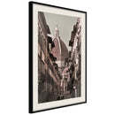 Poster - Cathedral Dome  - zwart passepartout