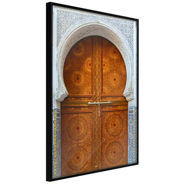 Poster - Closed Passage (Brown)  - zwart