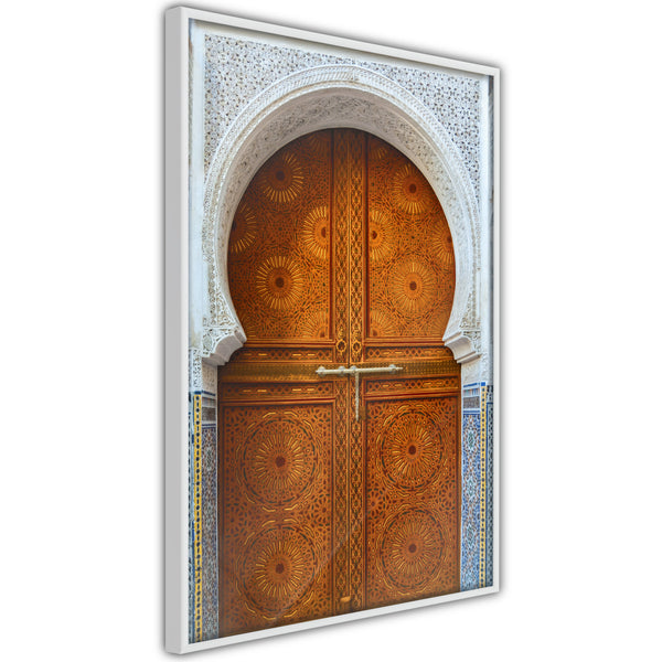 Poster - Closed Passage (Brown)  - wit