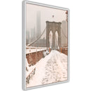 Poster - Winter in New York  - wit
