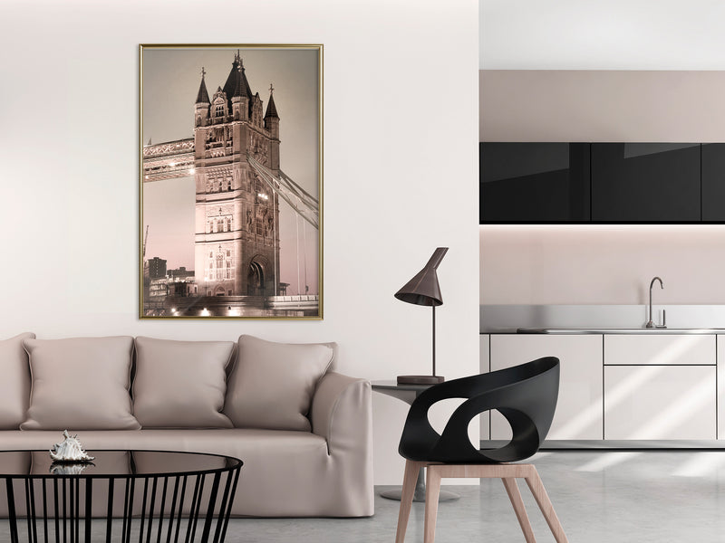 Poster - Symbol of London  - goud