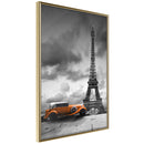 Poster - Under the Eiffel Tower  - goud
