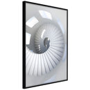 Poster - Spiral Stairs  - zwart
