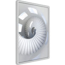 Poster - Spiral Stairs  - wit