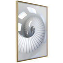 Poster - Spiral Stairs  - goud