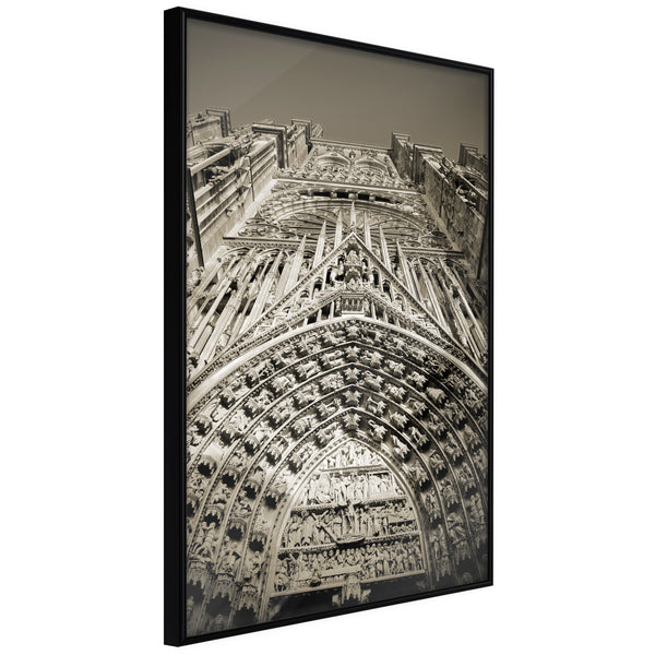 Poster - Paris Monument  - zwart