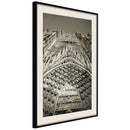 Poster - Paris Monument  - zwart passepartout