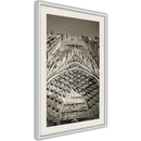 Poster - Paris Monument  - wit passepartout