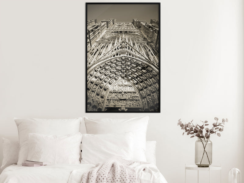 Poster - Paris Monument  - zwart