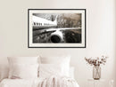 Poster - Plane Wing  - zwart passepartout